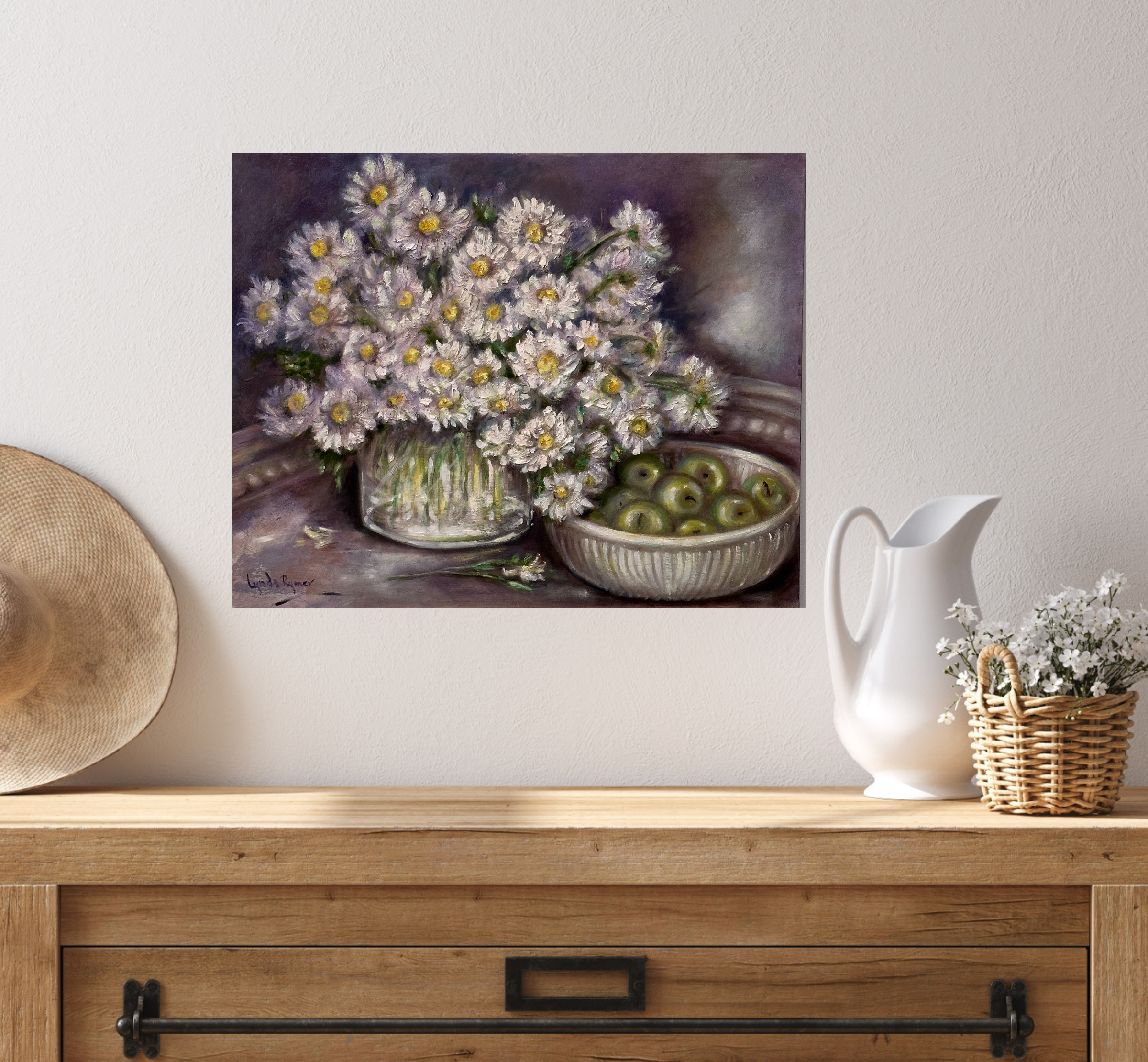 SUMMERTIME (DAISIES and APPLES)