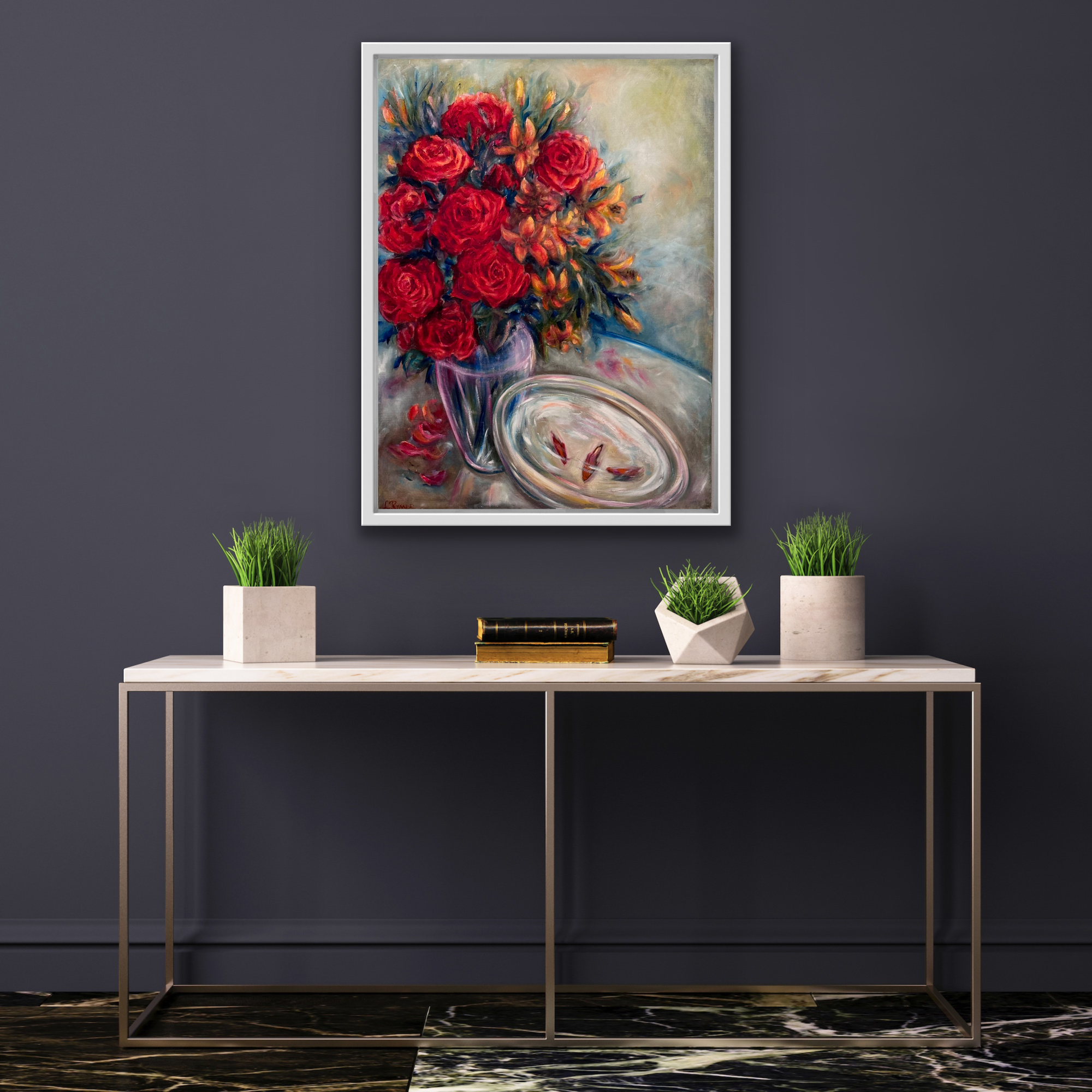 ROSE LILLIES AND PETALS