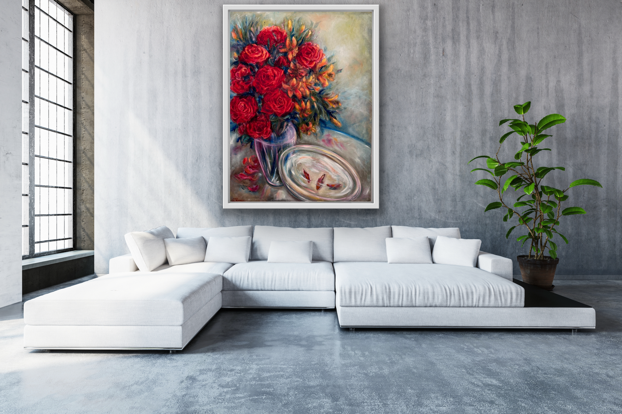 ROSE LILLIES AND PETALS